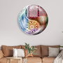 Wallity Cuadro decorativo de vidrio templado Multicolor 60 cm
